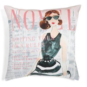 vogue - writing your own rules kate spade accent pillow